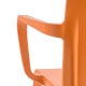 Fauteuil design Volt 674 HB Pedrali ergonomie résine empilable terrasse interieur exterieur orange bleu blanc noir rouge beige