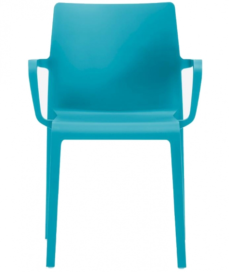 Fauteuil design Volt 674 HB Pedrali ergonomie résine empilable terrasse interieur exterieur orange bleu blanc noir rouge beige