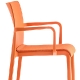 Fauteuil Volt design empilable Pedrali Volt 674/2 intérieur assise garnie tapissée 