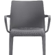 Fauteuil Volt design empilable Pedrali Volt 674/2 intérieur assise garnie tapissée 