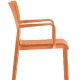Fauteuil Volt design empilable Pedrali Volt 674/2 intérieur assise garnie tapissée 