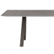 Table ARKI Jardin et terrasse Pieds Métalliques Outdoor Pedrali Plateau Marbre, Stratifié ou Gres Céramique