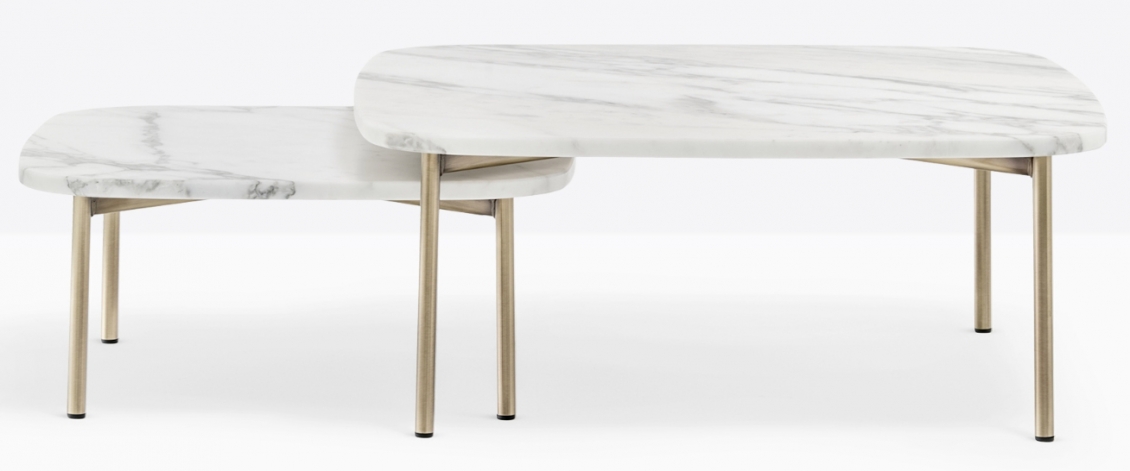 Table basse Buddy Busetti Garuti Redaelli Pedrali acier 