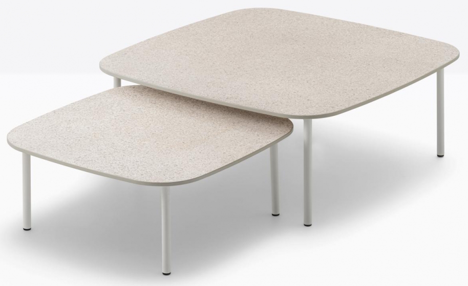 Table basse Buddy Busetti Garuti Redaelli Pedrali acier 