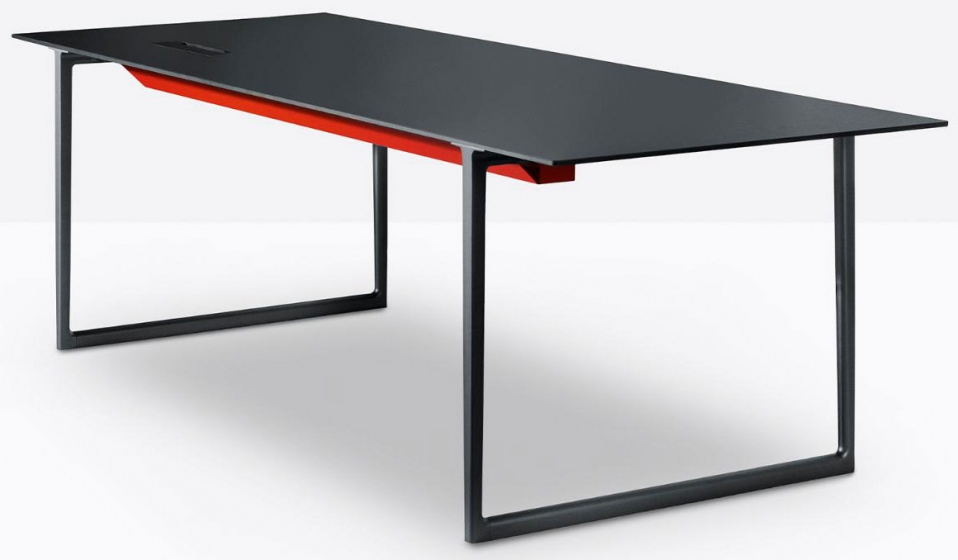 Bureaux Toa Pedrali industriel fonctionnel design fenix couleur pieds aluminium