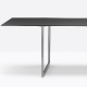 Table Toa Pedrali industriel fonctionnel design fenix couleur aluminium moulé