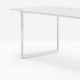 Table Toa Pedrali industriel fonctionnel design fenix couleur aluminium moulé