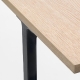 Table Toa Pedrali industriel fonctionnel design fenix couleur aluminium moulé