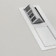 Table Toa Pedrali industriel fonctionnel design fenix couleur aluminium moulé