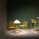 Pied de table colonne Concrete Pedrali 855 design beton 