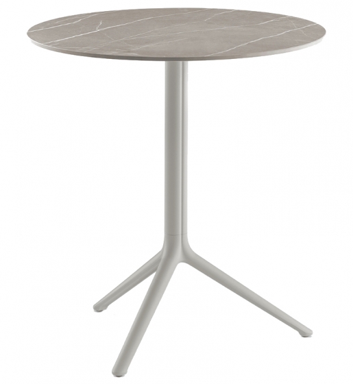 Pied de table Elliot 5475 5470 Patrick Jouin Pedrali hotel café bar 5470 5475 aluminium rabat plateau design 3 ou 4 branches si