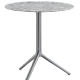 Pied de table Elliot 5475 5470 Patrick Jouin Pedrali hotel café bar 5470 5475 aluminium rabat plateau design 3 ou 4 branches si