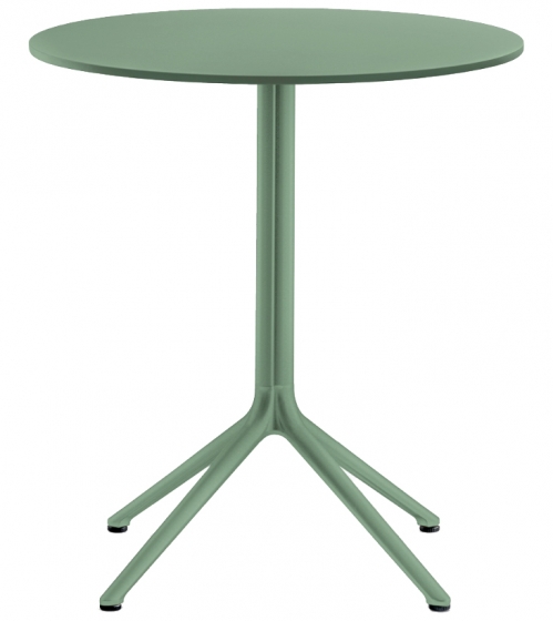 Pied de table Elliot 5475 5470 Patrick Jouin Pedrali hotel café bar 5470 5475 aluminium rabat plateau design 3 ou 4 branches si