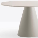 Pied de mange debout Ikon Pio e Tito Toso Pedrali design conique table polypro