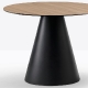 Pied de mange debout Ikon Pio e Tito Toso Pedrali design conique table polypro