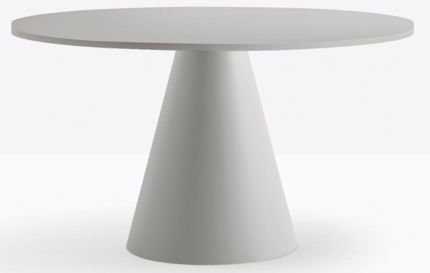 Pied de mange debout Ikon Pio e Tito Toso Pedrali design conique table polypro