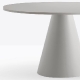 Pied de mange debout Ikon Pio e Tito Toso Pedrali design conique table polypro
