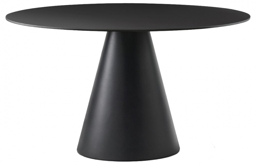 Pied de mange debout Ikon Pio e Tito Toso Pedrali design conique table polypro