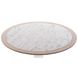 Décor marbre cadre bois