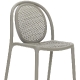 Chaise Remind design eugeni quitllet Pedrali 3735 empilable polypro verte rouge beige noir recyclé confortable chaise terrasse 