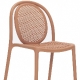 Chaise Remind design eugeni quitllet Pedrali 3735 empilable polypro verte rouge beige noir recyclé confortable chaise terrasse 