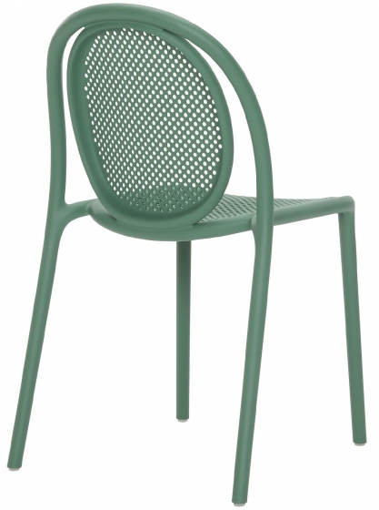 Chaise Remind design eugeni quitllet Pedrali 3735 empilable polypro verte rouge beige noir recyclé confortable chaise terrasse 