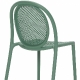 Chaise Remind design eugeni quitllet Pedrali 3735 empilable polypro verte rouge beige noir recyclé confortable chaise terrasse 
