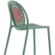 Chaise Remind design eugeni quitllet Pedrali 3735 empilable polypro verte rouge beige noir recyclé confortable chaise terrasse 