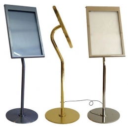 Porte menu 1 plateau sur pied