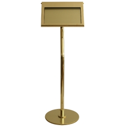Porte menu 1 plateau sur pied