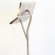 Porte menu 2 plateaux sur pied