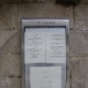 Porte menu Mural