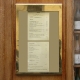 Porte menu Mural