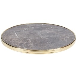 Plateau de table décor marbre de gêne marquina bistro Werzalit ronde 174 sienna, 209 marbre almeria, 506 verona, Marble sicile 1