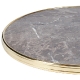 Plateau de table décor marbre de gêne marquina bistro Werzalit ronde 174 sienna, 209 marbre almeria, 506 verona, Marble sicile 1