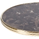 Plateau de table décor marbre de gêne marquina bistro Werzalit ronde 174 sienna, 209 marbre almeria, 506 verona, Marble sicile 1