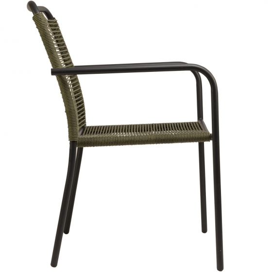 Fauteuil Bridge Cairo terrasse jardin restaurant vert 