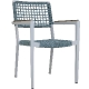 Fauteuil Bridge Limon gradin terrasse restaurant 