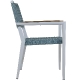 Fauteuil Bridge Limon gradin terrasse restaurant 