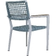 Fauteuil Bridge Limon gradin terrasse restaurant 