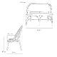 Banquette Bridge Eames terrasse bar jardin kife 