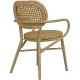 Fauteuil Bridge Rivoli terrasse bar restaurant jardin Cadre en aluminium Résistant aux UV Aspect sangle plate PE 5 mm Empilable
