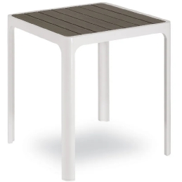 Table lounge bout de canapé, Ibiza, Structure: aluminium laqué peint