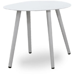 Table lounge bout de canapé, Olivier, Structure: aluminium laqué peint