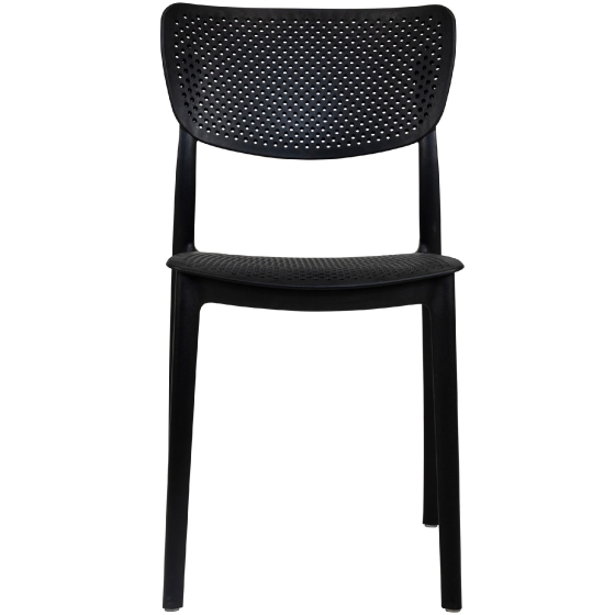 Chaise Emi jardin restaurant bar terrasse café vert gris noir 