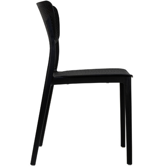 Chaise Emi jardin restaurant bar terrasse café vert gris noir 