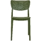Chaise Emi jardin restaurant bar terrasse café vert gris noir 
