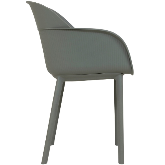 Fauteuil Bridge Shelia • Polypropylène résistant aux UV avec fibre de verre jardin terrasse gar kifé kebab 