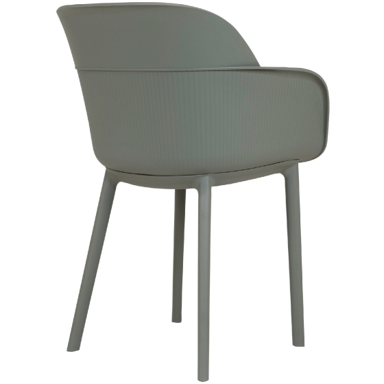 Fauteuil Bridge Shelia • Polypropylène résistant aux UV avec fibre de verre jardin terrasse gar kifé kebab 