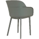 Fauteuil Bridge Shelia • Polypropylène résistant aux UV avec fibre de verre jardin terrasse gar kifé kebab 